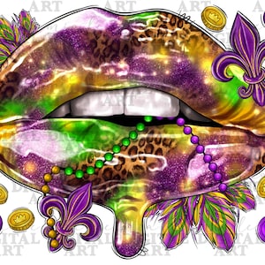 Mardi Gras lips png sublimation design download, western Mardi Gras lip png, Happy Mardi Gras png, sublimate designs download