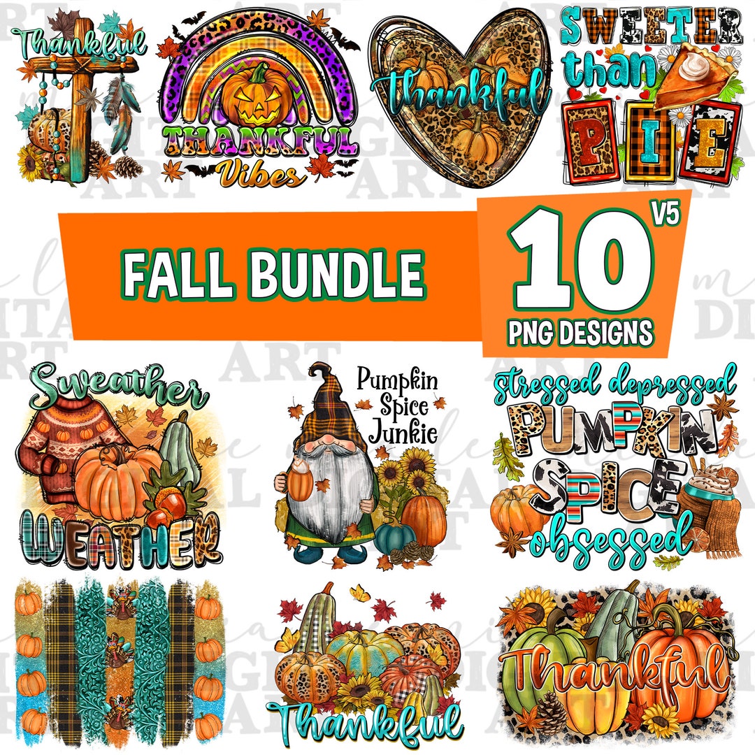 Fall Bundle V5 Png Sublimation Design Download, Hello Fall Png, Fall ...