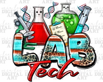 Lab Tech png sublimation design download, Lab Technician png, Laboratory png, western Lab png, Medical png, sublimate designs download