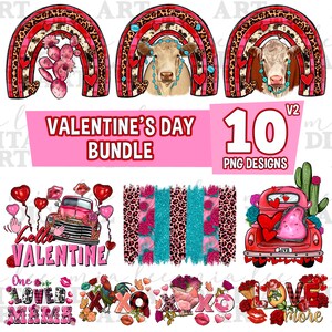 Valentinstag Bundle V2 png Sublimation Design Download, Happy Valentinees png, 14. Februar png, Sublimation Designs Download