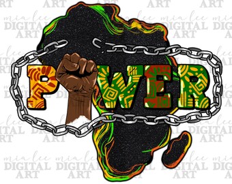 Power black history png sublimation design download, Juneteenth png, black lives matter png, 1865 vibes png, sublimate designs download