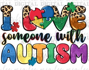 Ik hou van iemand met Autisme png sublimatie ontwerp download, Autisme Bewustzijn png, Autisme puzzel png, Autisme leven png, sublimatie download