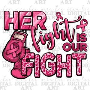 Ihr Kampf ist unser Kampf Brustkrebs Awareness png Sublimation design download, Brustkrebs png, Cancer Awareness png, sublimate download