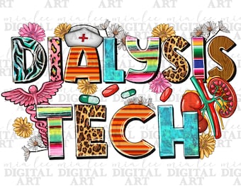 Dialysis Tech png sublimation design download, Nurse png, Nursing png, Dialysis Technician png, sublimate designs download