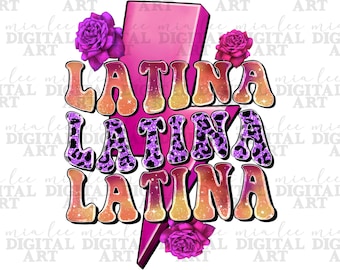 Lightning bolt latina png diseño de sublimación descargar, cinco de mayo png, Mexico png, western Latina png, Mexican png, sublimate download