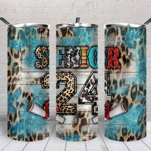 Senior 2024 20 oz skinny tumbler png, tumbler wrap png, graduation 20 oz tumbler designs, senior 2024 png, tumbler png download