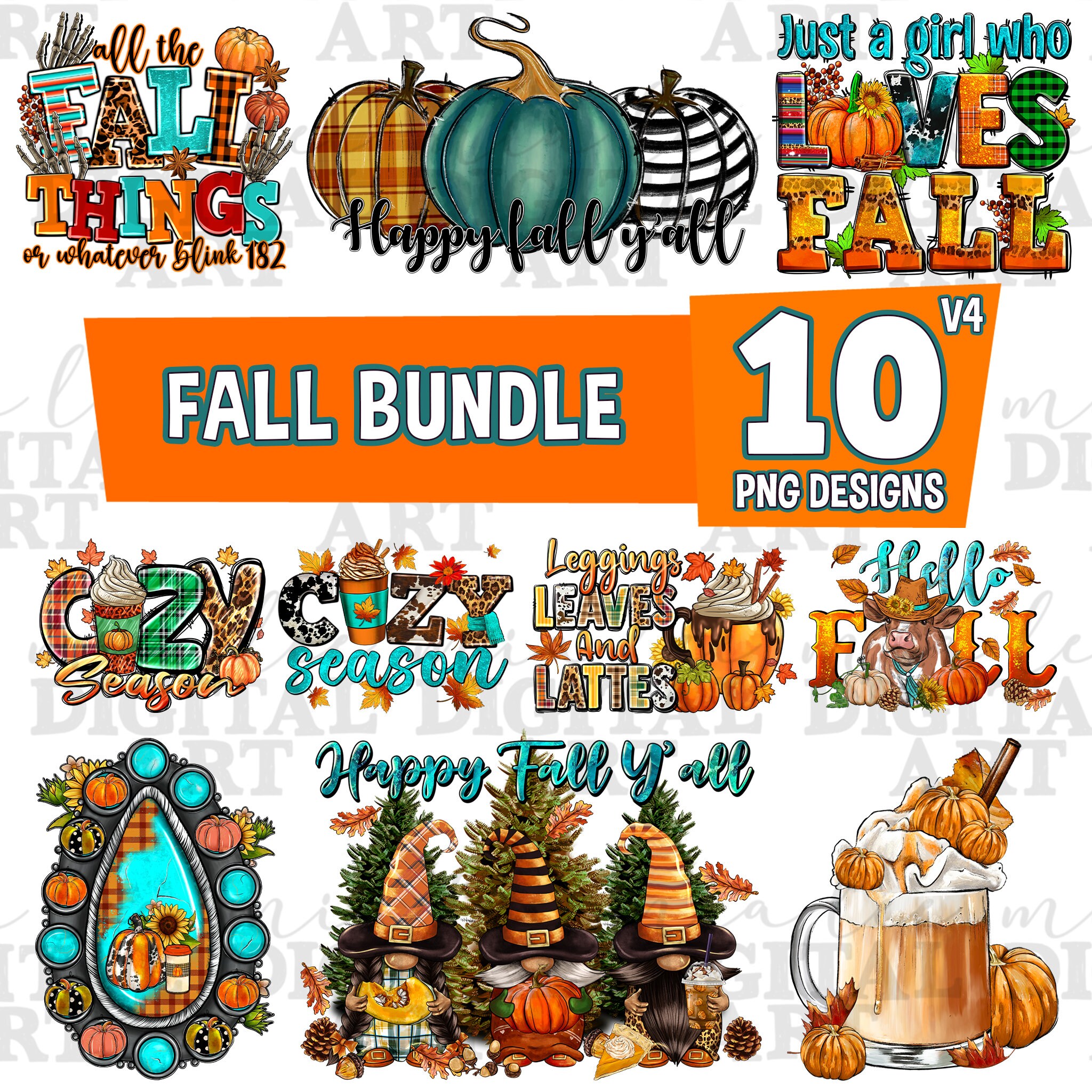 Fall Bundle V4 Png Sublimation Design Download, Hello Fall Png, Fall ...