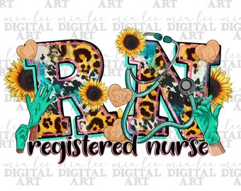 RN Registered Nurse png sublimation design download, Nurse png, Nursing png, Nurse life png, western RN png, sublimate designs download