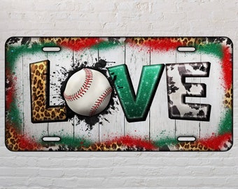 Liebe Baseball Nummernschild png Sublimation Design download, Sport Nummernschild png, Baseball png, sublimieren designs download