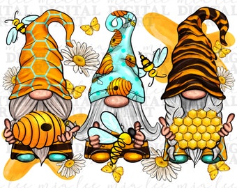 Bumble bee gnomes png sublimacja projekt do pobrania, Bee gnomes png, słodkie gnomy png, Bumble bee png, sublimacja wzory do pobrania