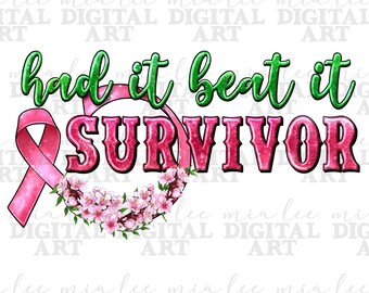 Head i beat it survivor Breast Cancer png sublimation design download, Breast Cancer png, Cancer Awareness png, Cancer png, designs download