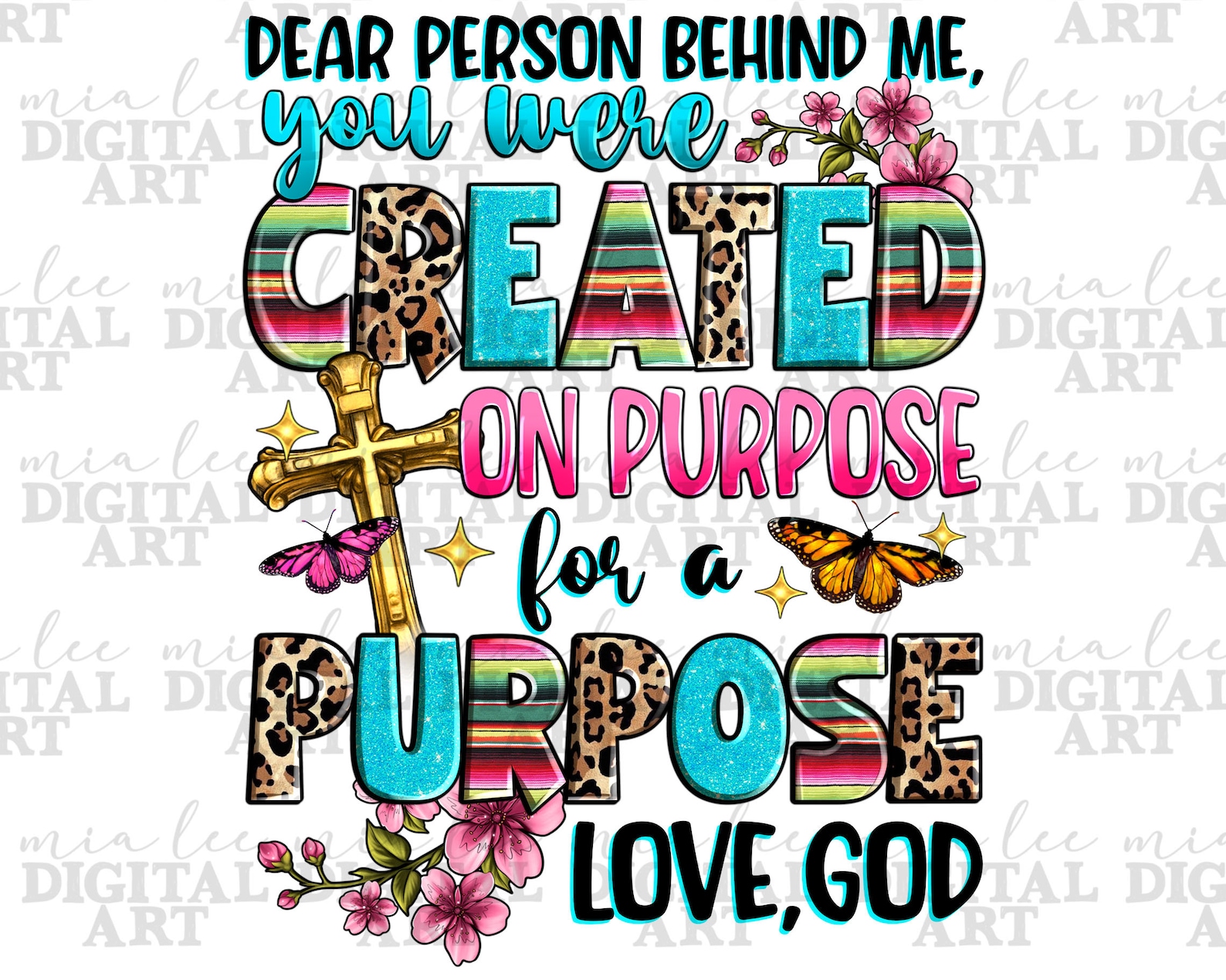 Dear Person Behind Me You Were Created on Purpose Png, Christian Png ...