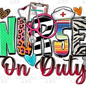 Nurse on duty png sublimation design download, Nurse png, Nursing png, Nurse life png, Nurse hat png, sublimate designs download