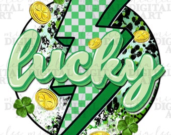 St. Patrick's Day lucky png sublimation design download, Happy St. Patrick's Day png, Irish Day png, lucky png, sublimate designs download