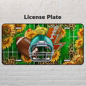 American Football license plate png, Football license plate png, American Football png, sport png, sublimate designs download