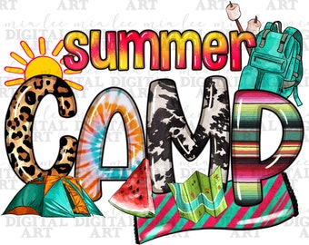 Summer camp png sublimation design download, camp png, happy camper png, summer vibes png, camp life png, sublimate designs download
