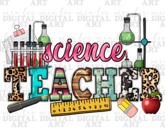Science Teacher png sublimation design download, Teacher's Day png, Teacher life png, back to school png,school vibes png,sublimate download