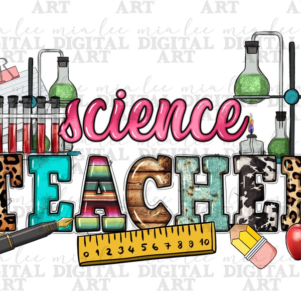 Science Teacher png sublimation design download, Teacher's Day png, Teacher life png, back to school png,school vibes png,sublimate download