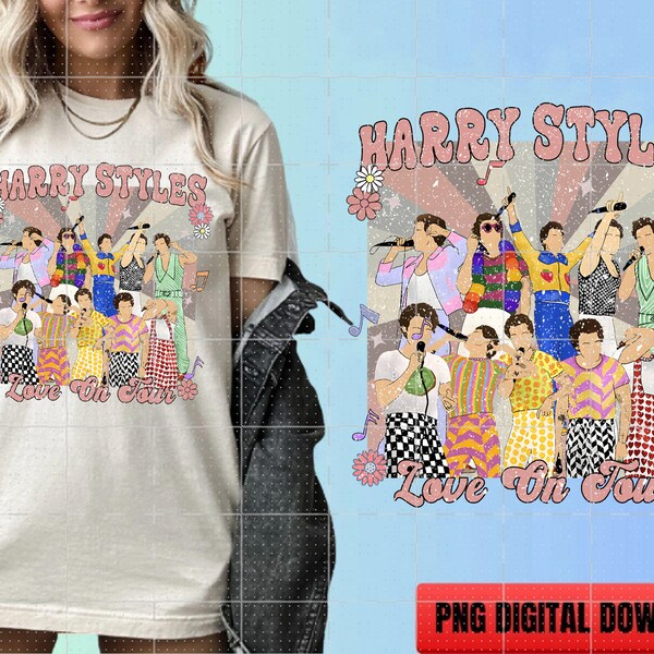 Vintage Harry Love On Tour Png Cricut, Harry's House Png, HS Digital Download, Harry's 2023 Tour Fans Gift, Love on Tour 2023 (5)