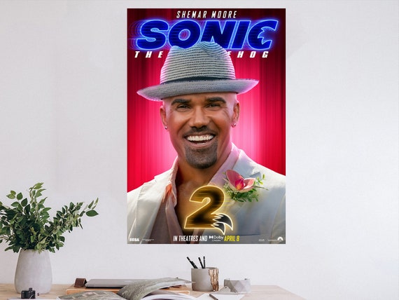 Sonic the Hedgehog 2 Movie Poster Exclusive Limited Edition 