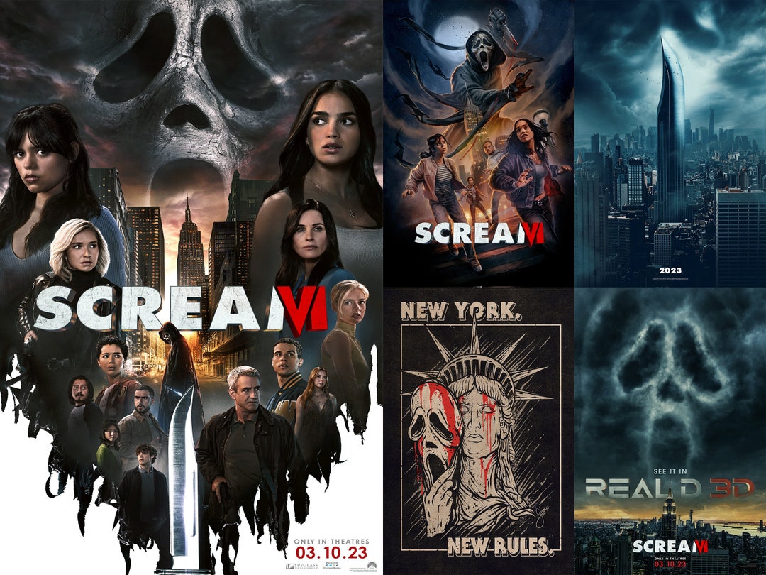 Scream VI Movie Poster Scream 6 Film Room Decor Home Decor 