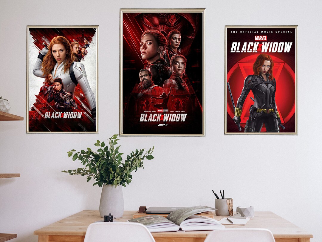 Black Widow Movie Poster Exclusive Limited Edition Collectible Unique ...