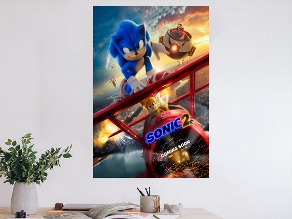 Sonic the Hedgehog 2 Movie Poster Exclusive Limited Edition 