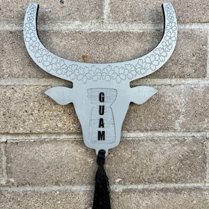 Carabao Wall Decor - Gray / Black