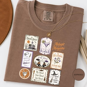 Vintage Midnight Margaritas Shirt, Practical Magic T-Shirt, Retro Halloween Film Shirt, Girls Will Be Girls Shirt, Geschenkidee für die Gruselsaison Bild 7
