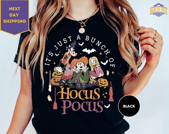 Mickey-und-Freunde-Halloween-Shirt, „Es ist nur ein Haufen Hokuspokus“-Shirt, Minnie-Halloween-Hoodie, Disney-Halloween