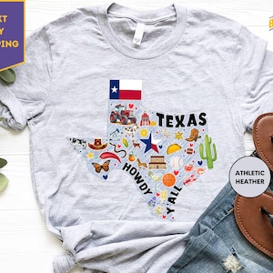 a texas t - shirt with the words houston on it