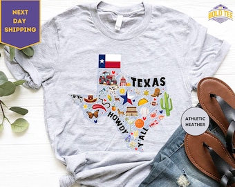 Texas Favorite Shirt, Texas State Shirt, Texas Home Shirt, Texas Map Shirts, Home State Tee, Texas Pride Tee