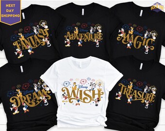 Maglietta personalizzata Disney Trip 2026, maglietta Disney Trip, maglietta Disney Family Vacation, maglietta coordinata Disney Family