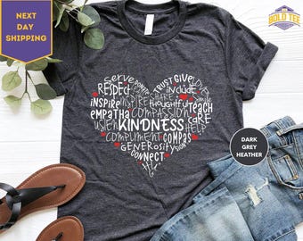 Cute Heart Be Kind Tees, Valentine’s Day Shirt, Mommys Valentine Shirt, Gift for Valentine, Anniversary Shirt