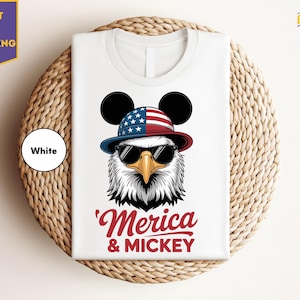 a t - shirt with an eagle wearing a hat and sunglasses