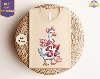 Maglietta "I'm Goosey For You", maglietta "Cute Goose Valentine", maglietta "Silly Goose Love", maglietta "Goose Lovers", top per coppie romantiche