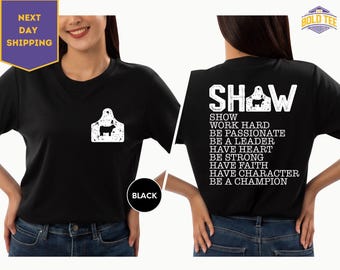 Youth Stock Show Shirt, Farm Life Shirt, Show Mom Tee, Fair life, Livestock Tee Pig Shirt. Lamb Goat Steer Dairy Cow