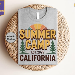Summer Camp T Shirt, Camp Life Shirt, Summer Shirts, Camp Crew Shirt, Camper Gifts, Summertime Tshirt, Summer Camp Tee