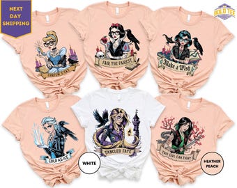 Disney Punk Princess Shirt, Girls Trip Rocker Princess Shirt, Tattoo Princess Shirt, Villains Princess Shirt, Disney Girls