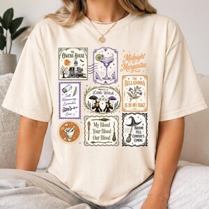 Vintage Midnight Margaritas Shirt, Practical Magic T-Shirt, Retro Halloween Film Shirt, Girls Will Be Girls Shirt, Geschenkidee für die Gruselsaison Bild 3