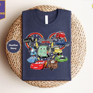 Vintage Lightning Mcqueen Shirt, 95 Lightning Mcqueen Shirt, Radiator Springs Tee, Rusteze Cars Tee, WDW Family Vacation