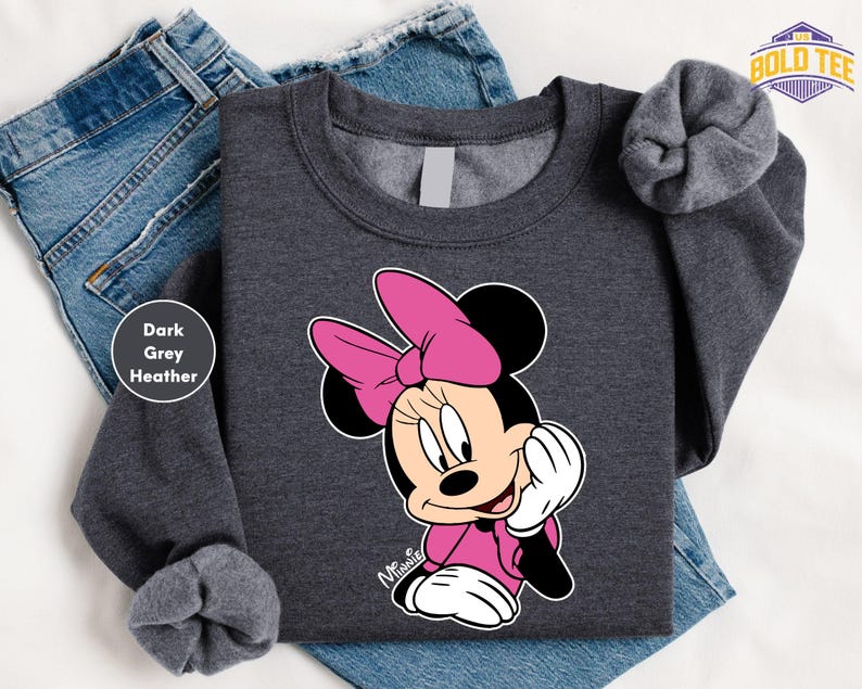 Comfort Colors Minnie Mouse T Shirt, Disney Minnie Shirt, Minnie Checkered Shirt, Disney Gift Shirts, Disney Shirts , Minnie Shirt Bild 2