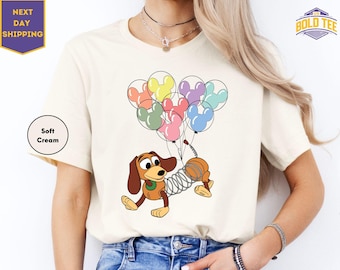 Slinky Dog with Mickey Balloons Shirt, Toy Story T-Shirt, Disney Dog Lover Gift, Disneyland Family Vacation Shirt