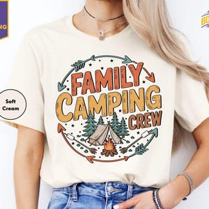 Camping Crew Shirt, Family Camping Trip 2025 Shirt, Camping Family Trip, Camping Shirts for Family, Group Camping Shirts