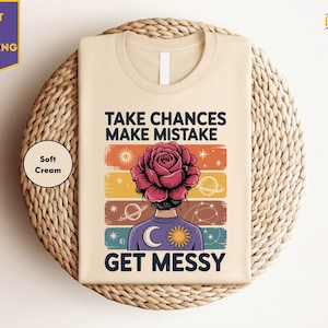 Take Chances Make Mistakes Get Messy T-Shirt, Miss Frizzle Teacher Gift, Back to School Funny Tee, Magic Bus Shirt Gift