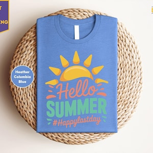 Hello Summer Shirt-Summer Shirts For Women, Beach Shirt, Summer Shirt, Beach Shirts For Women, Vacation T-Shirt