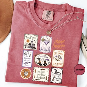 Vintage Midnight Margaritas Shirt, Practical Magic T-Shirt, Retro Halloween Film Shirt, Girls Will Be Girls Shirt, Geschenkidee für die Gruselsaison Bild 5