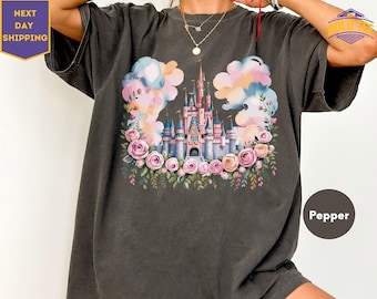 Disney Castle 25th Anniversary T-Shirt - Fireworks & Celebration, Magic Kingdom Inspired, Disneyworld Shirt, Disney Tee