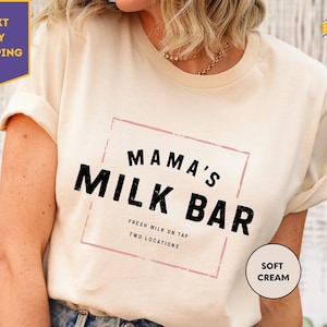 Breastfeeding Shirt, Mama Breastfeeding Milk Bar, Lactation Mom Breastfeeding Gift, Mom Tee, Breastfeeding Mama Tee