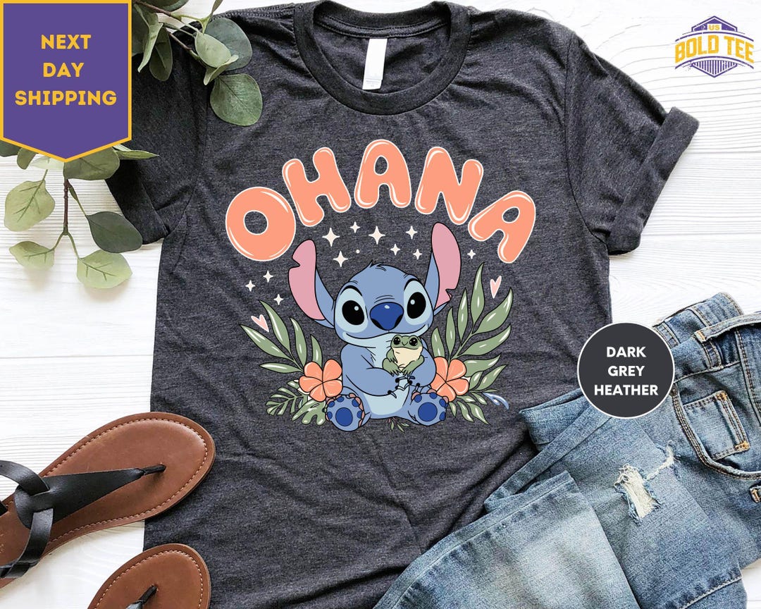 Ohana T-shirt, Disney Stitch T-shirt, Stitch Shirt, Disney Stitch